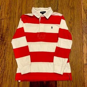 Red Striped Polo